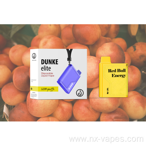 Dunke Disposable E Cigarettes 1200Puffs Vape Pen Vaporizer